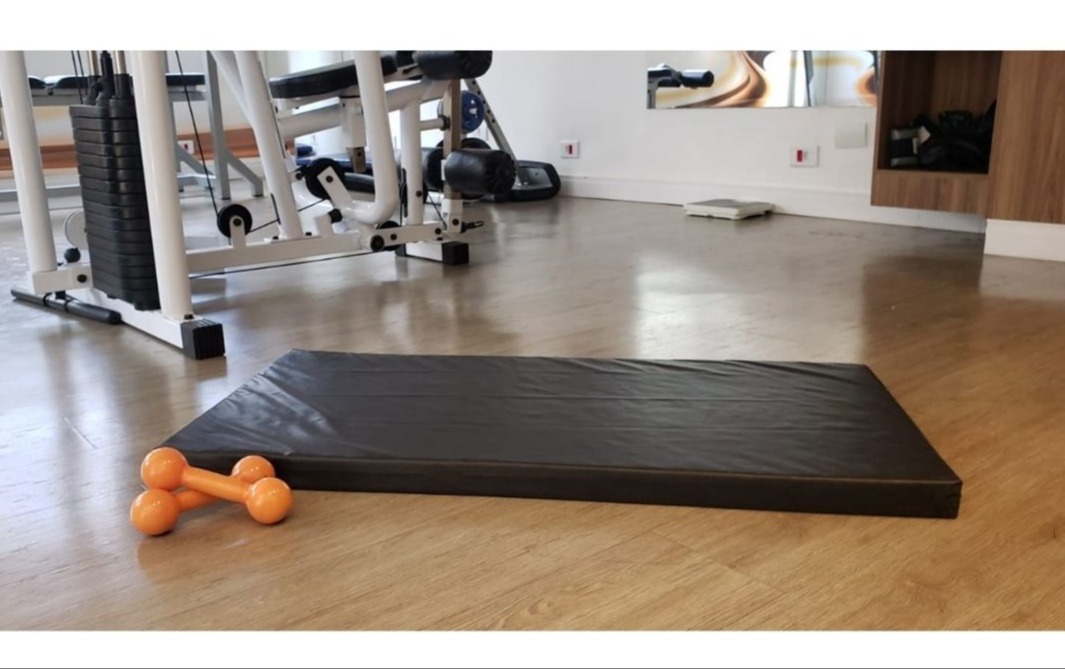 Colchonete de espuma aglomerada alta densidade para musculação treino funcional e yoga Sleep Espuma SP