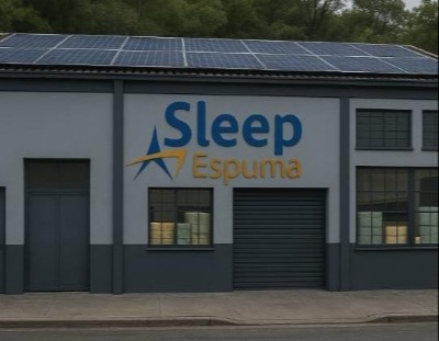 Vista da unidade fabril da Sleep Espuma em Serra Negra, especializada na produção de aglomerados de poliuretano de alta performance